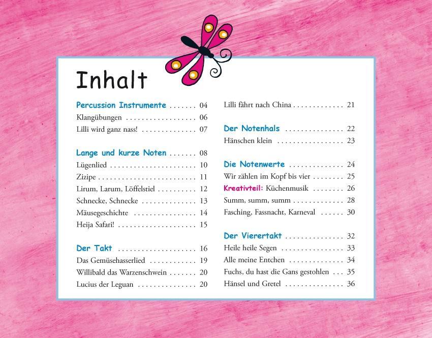 Beispielinhalt (Bild) Lillis Percussionschule mit CD