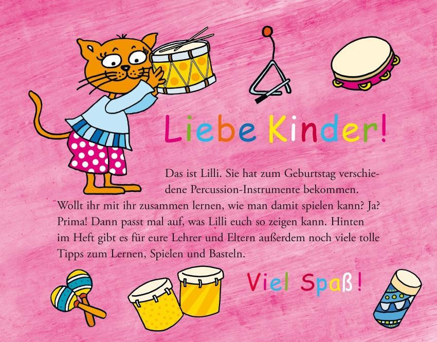 Beispielinhalt (Bild) Lillis Percussionschule mit CD