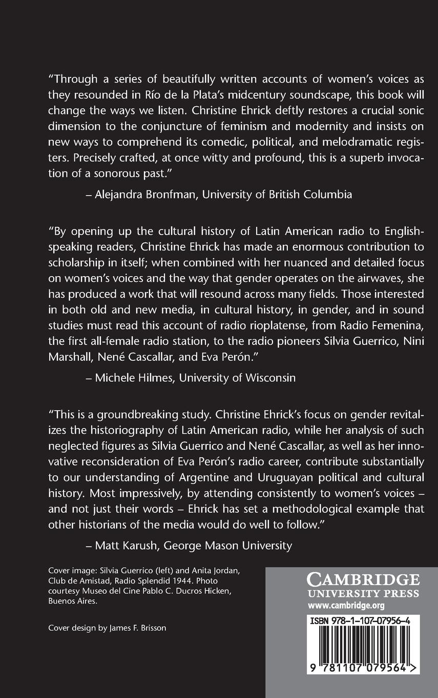 Rückseitencover Radio and the Gendered Soundscape