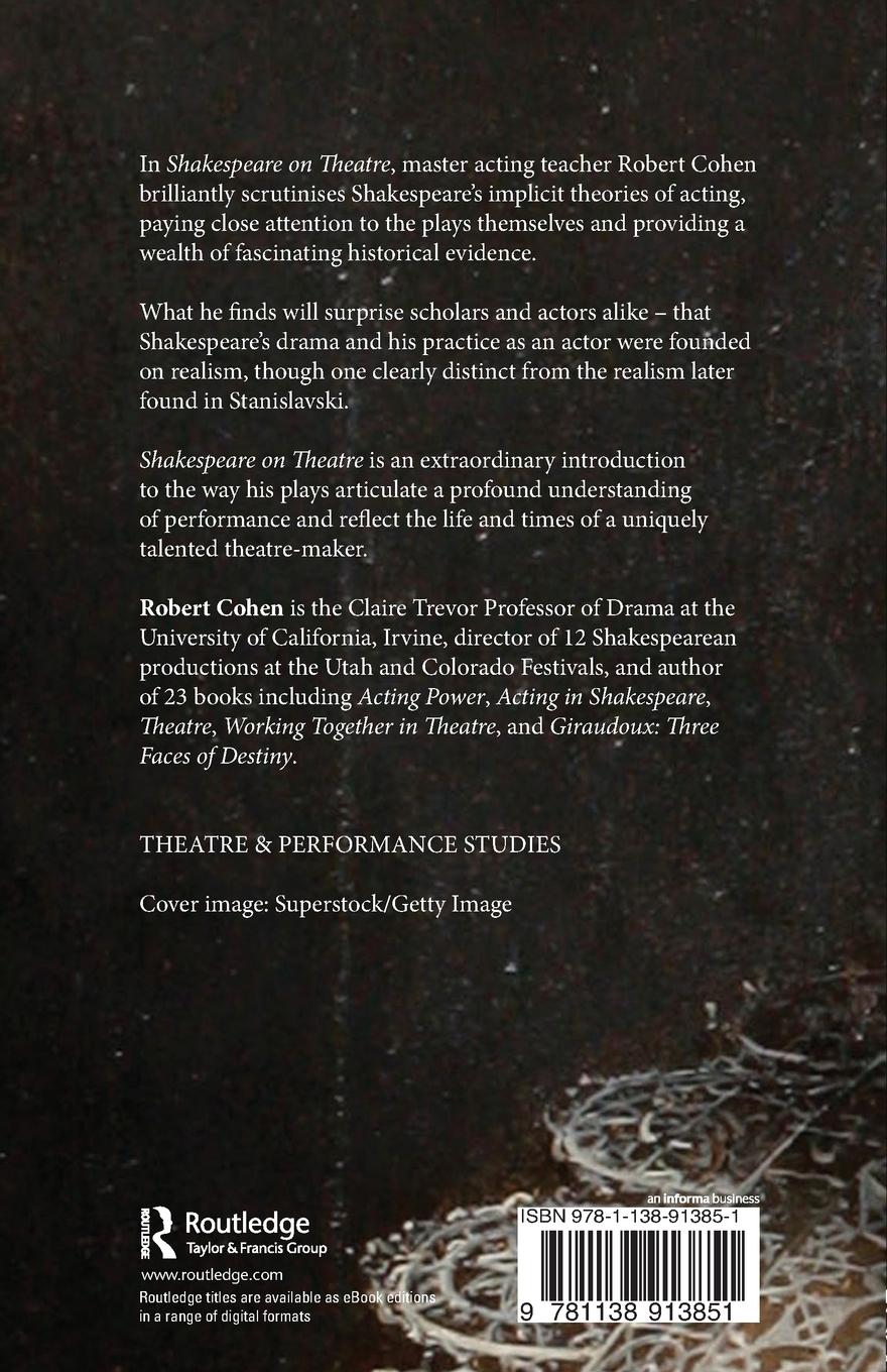Rückseitencover Shakespeare on Theatre