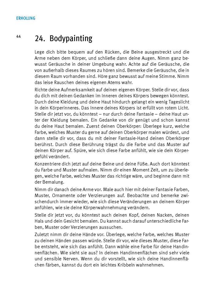 Beispielinhalt (Bild) Fünf Minuten Fantasiereisen