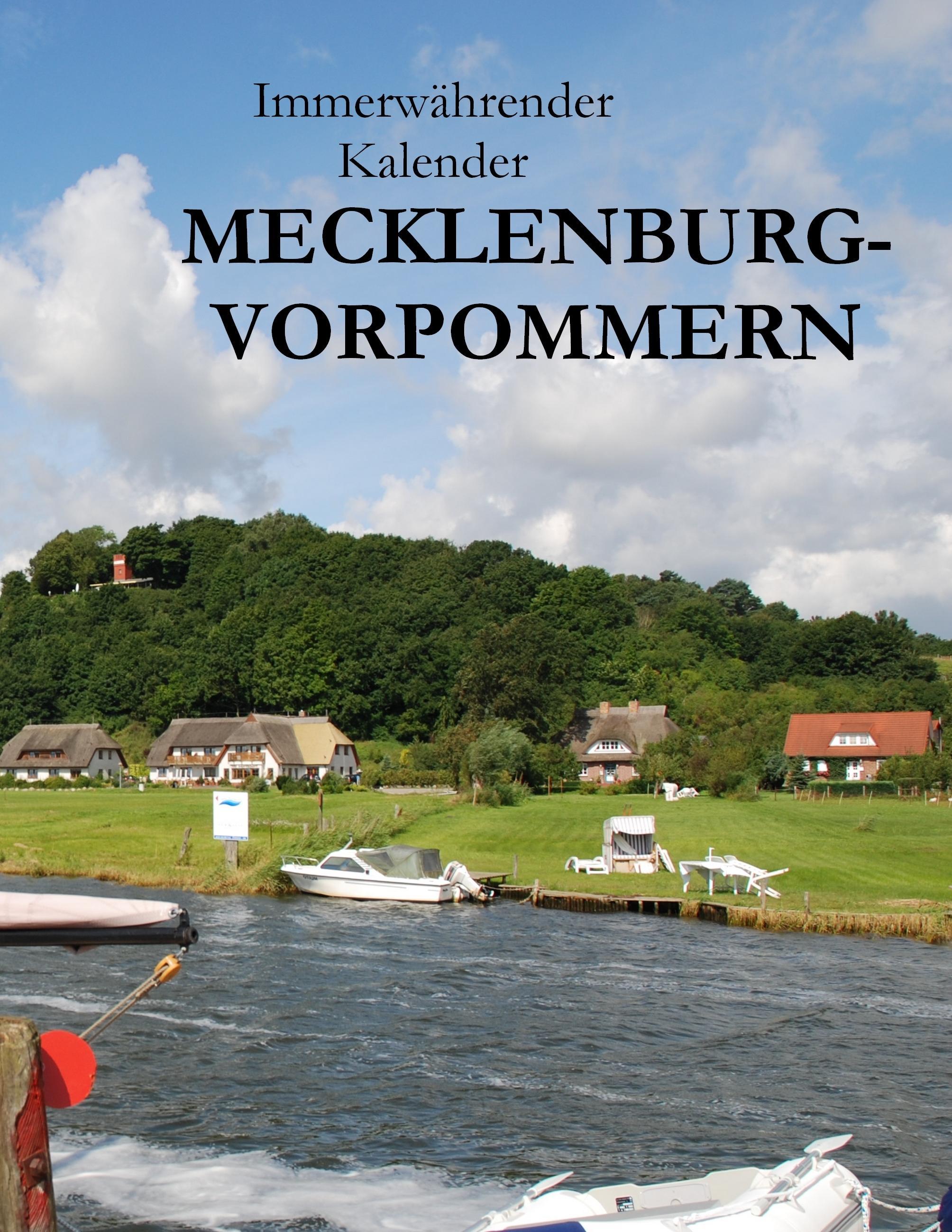 Vorderes Coverbild Immerwährender Kalender Mecklenburg-Vorpommern