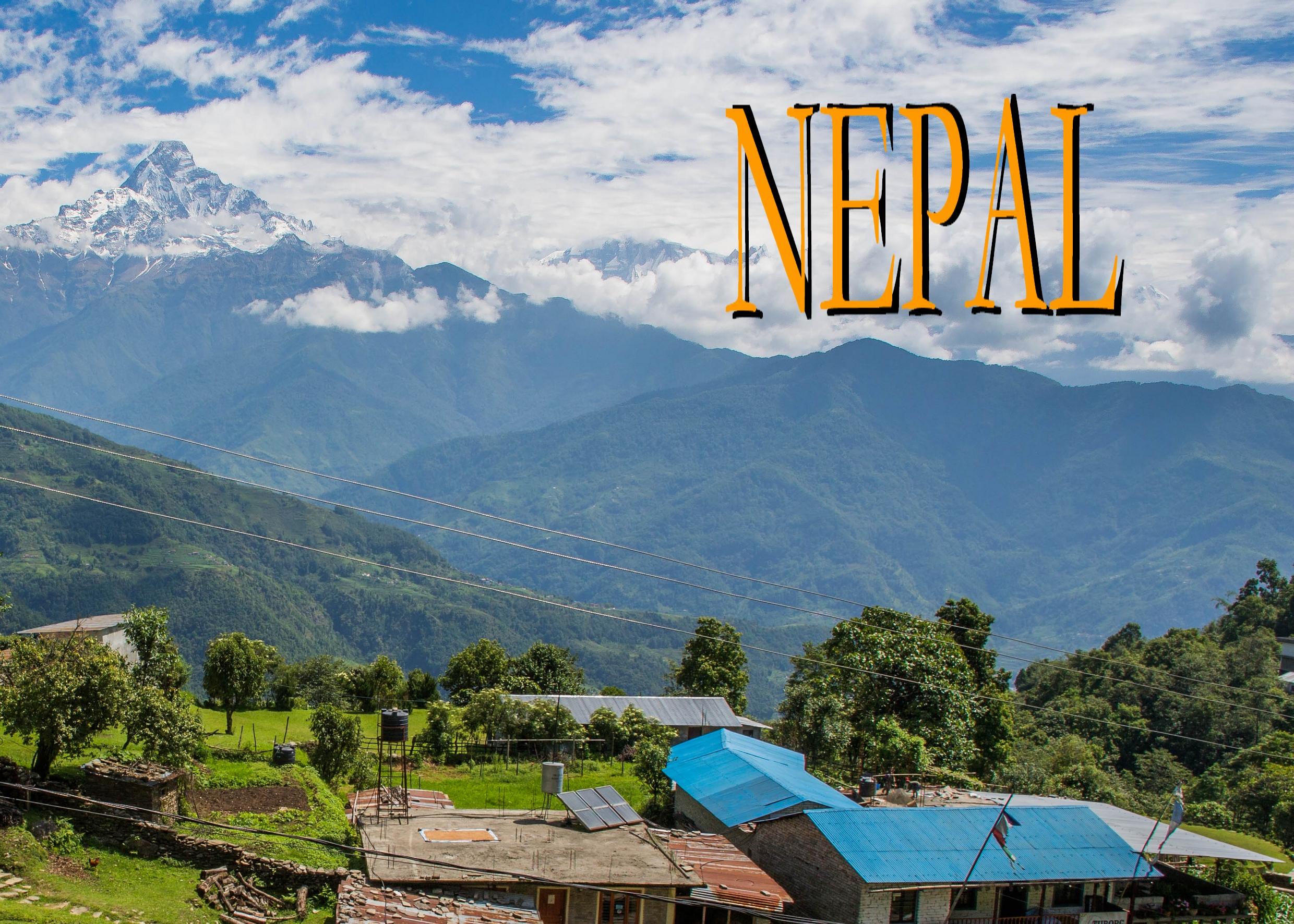 Vorderes Coverbild Bildband Nepal
