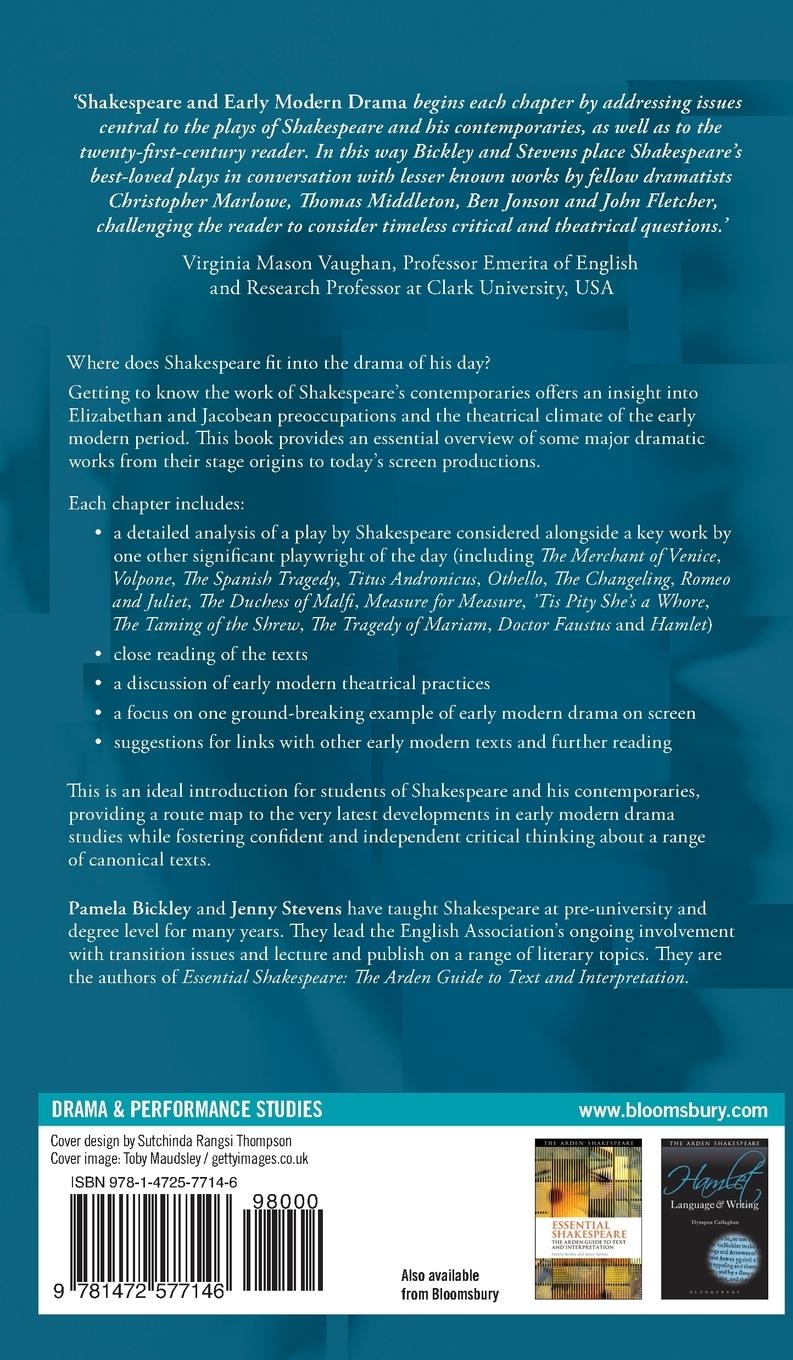 Rückseitencover Shakespeare and Early Modern Drama