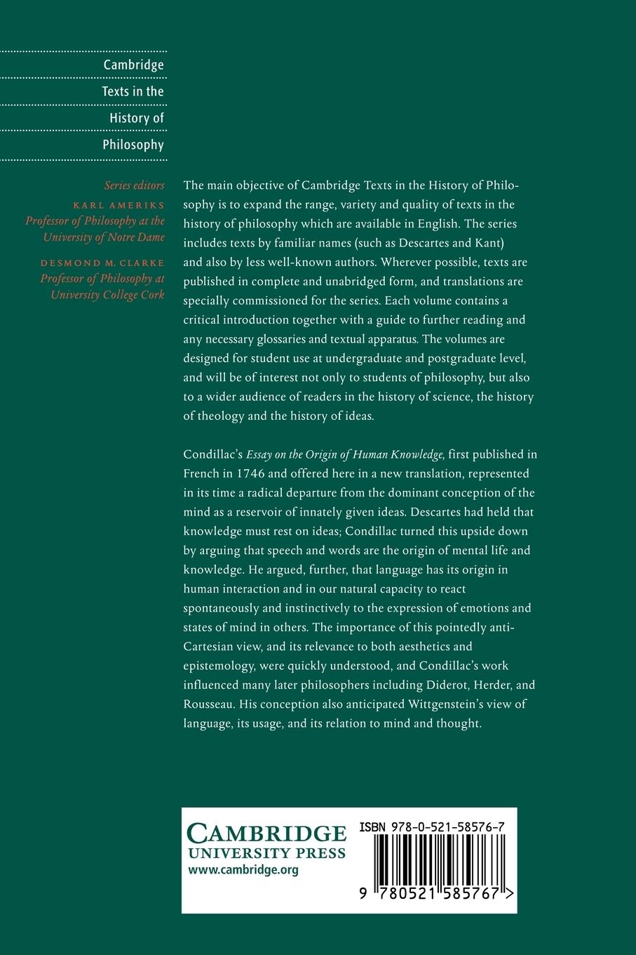 Rückseitencover Condillac