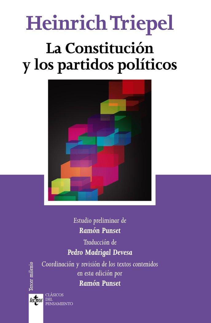 Vorderes Coverbild La Constitución y los partidos políticos