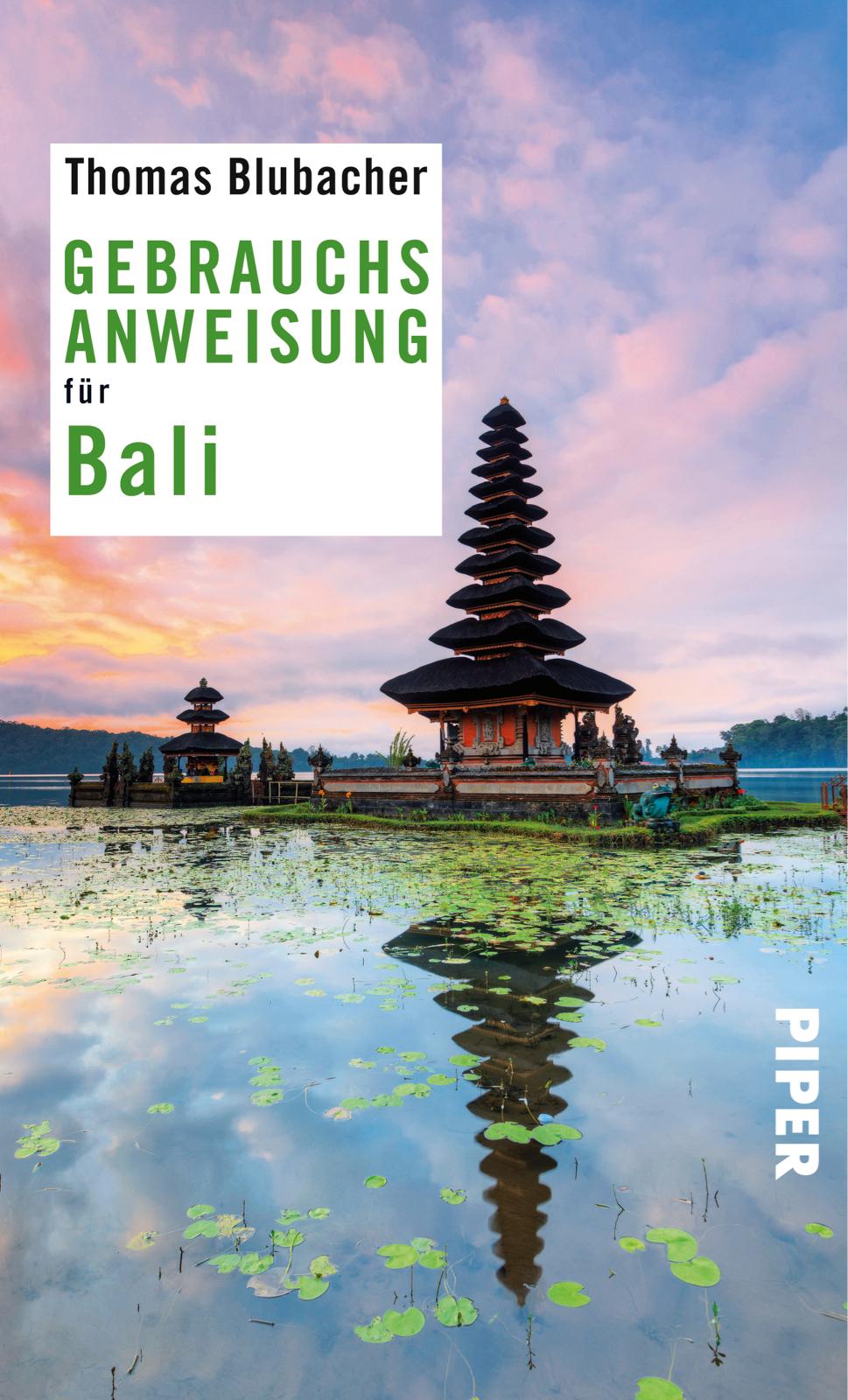 Vorderes Coverbild Gebrauchsanweisung für Bali
