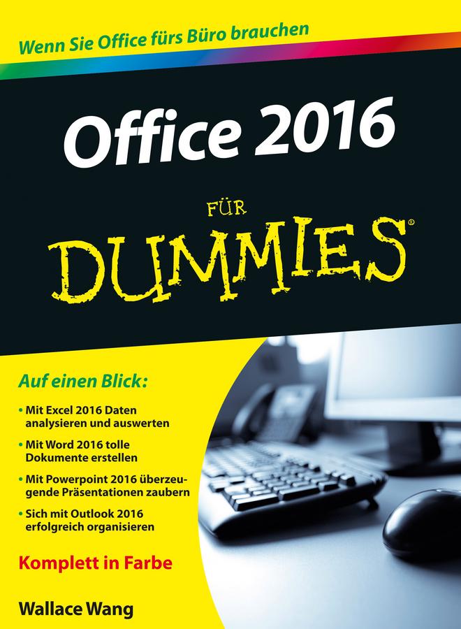Vorderes Coverbild Office 2016 für Dummies