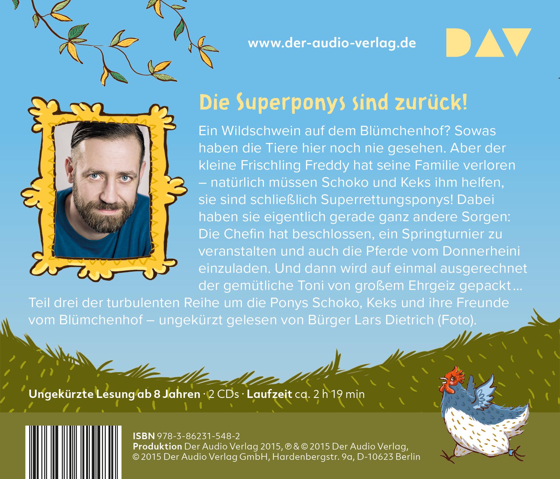 Rückseitencover Die Haferhorde 03: Immer den Nüstern nach!