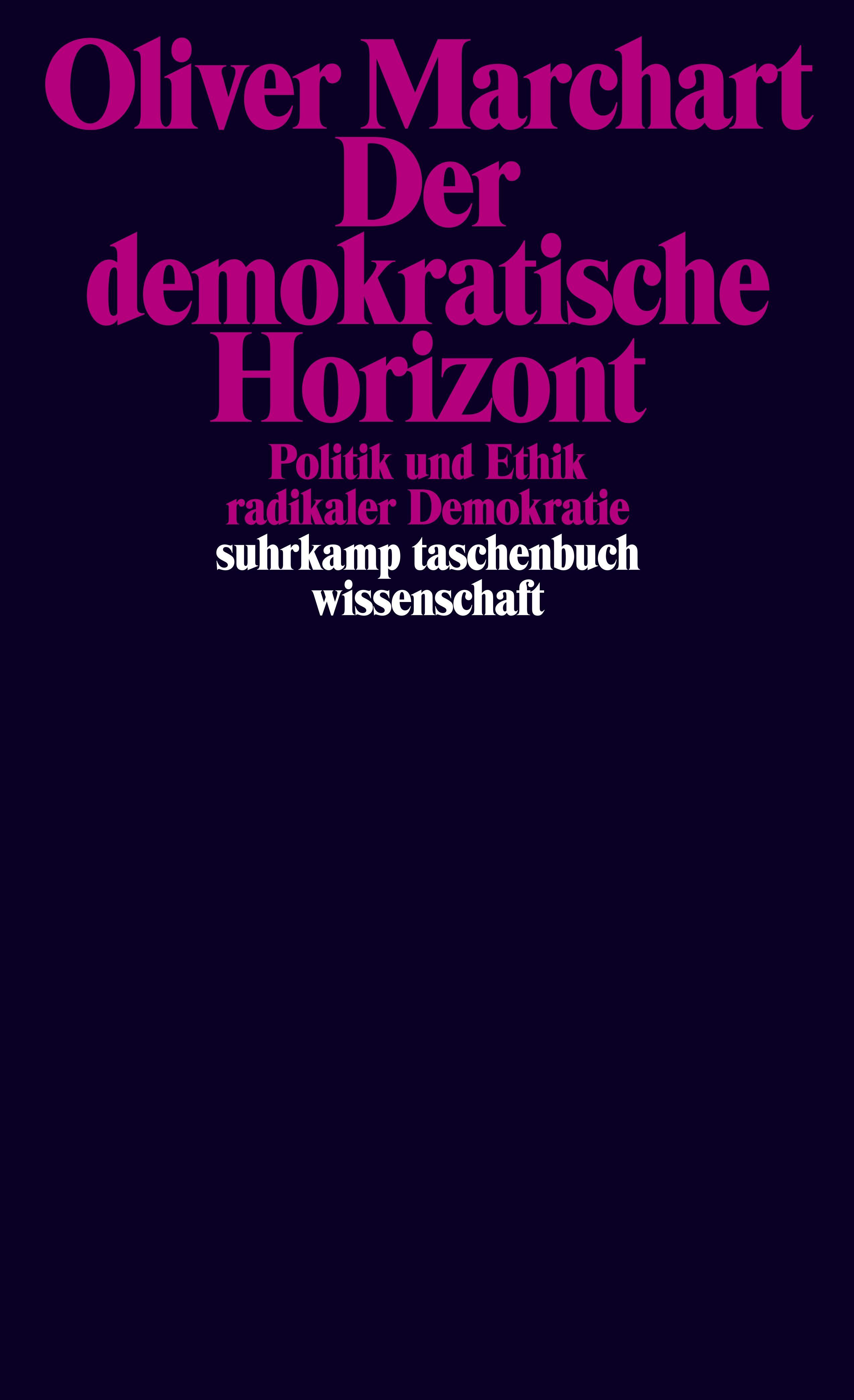 Vorderes Coverbild Der demokratische Horizont