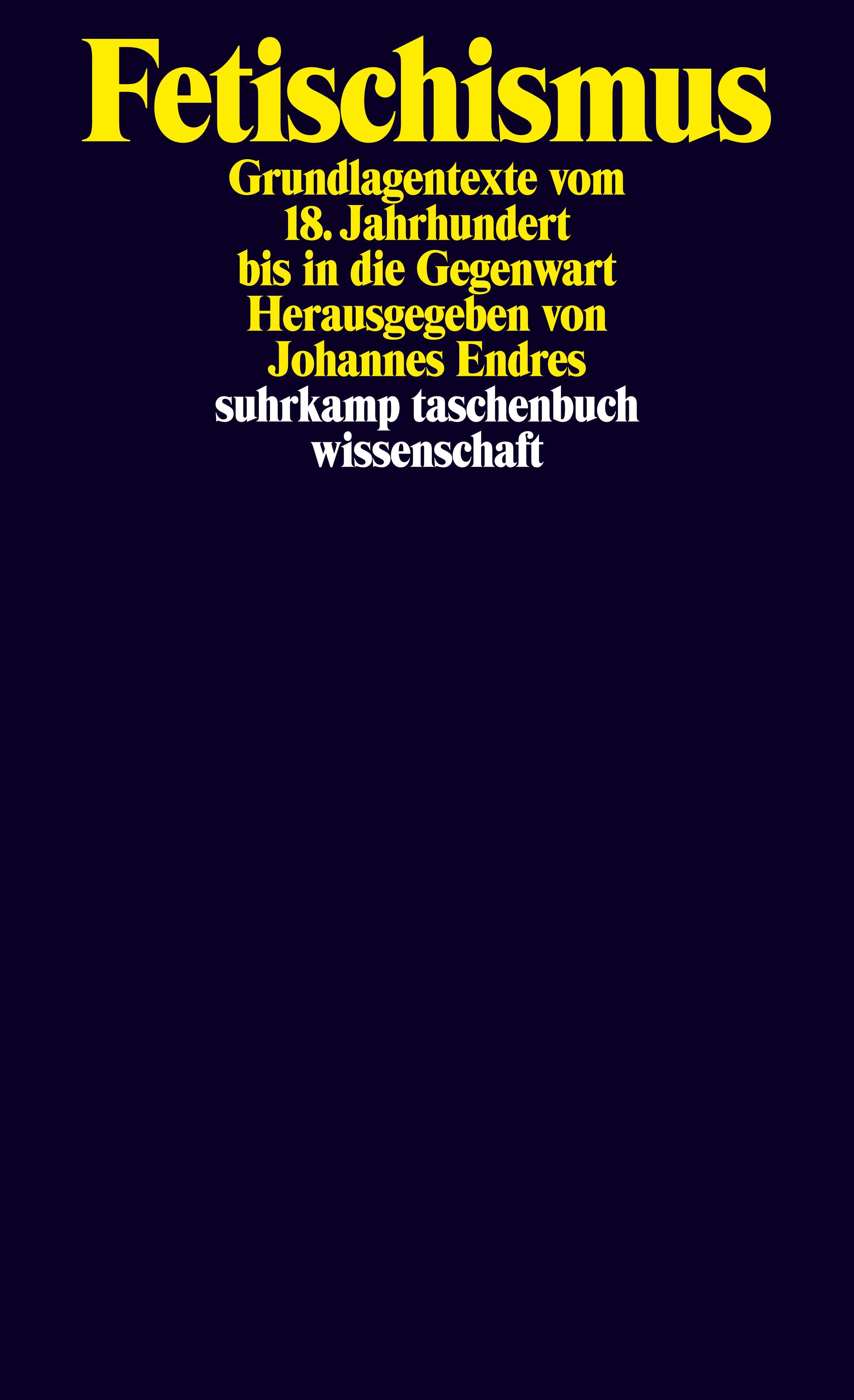 Vorderes Coverbild Fetischismus