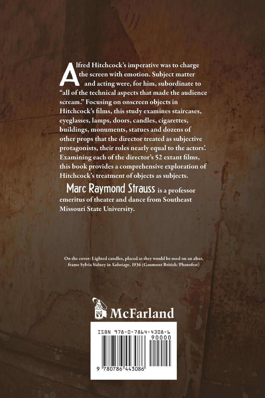 Rückseitencover Hitchcock's Objects as Subjects