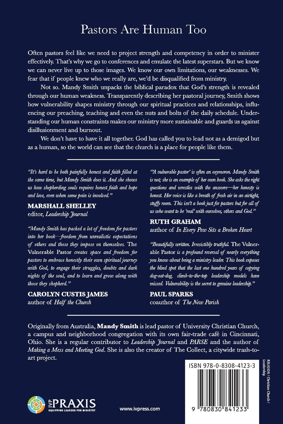 Rückseitencover The Vulnerable Pastor