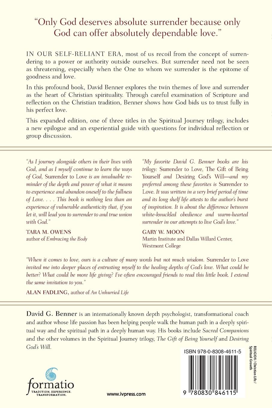 Rückseitencover Surrender to Love