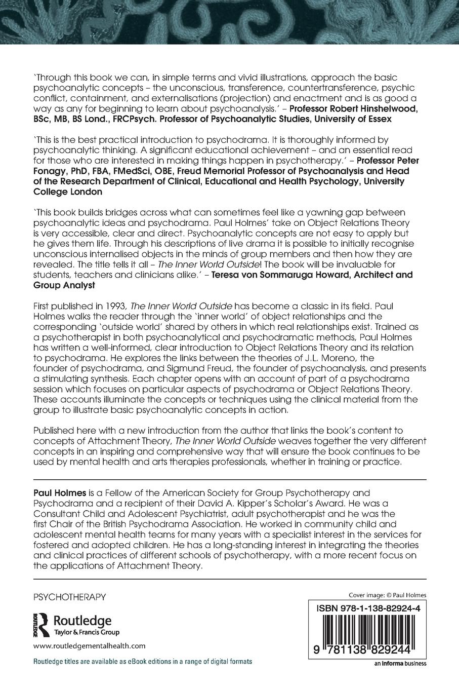 Rückseitencover The Inner World Outside