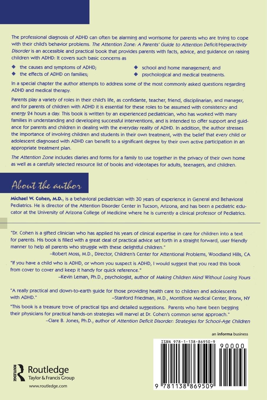 Rückseitencover The Attention Zone