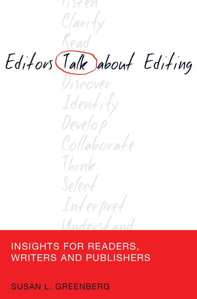 Vorderes Coverbild Editors Talk about Editing