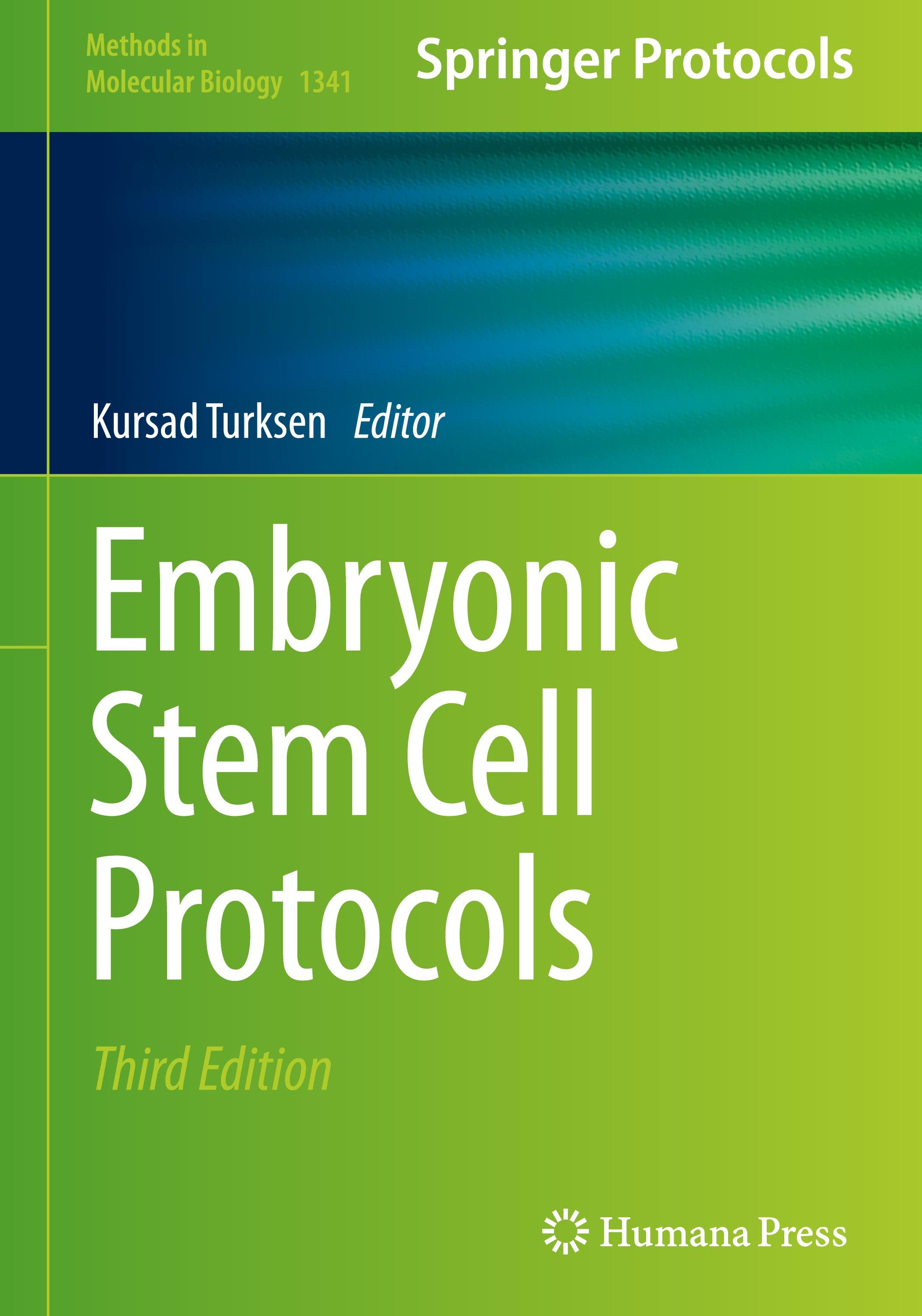Vorderes Coverbild Embryonic Stem Cell Protocols