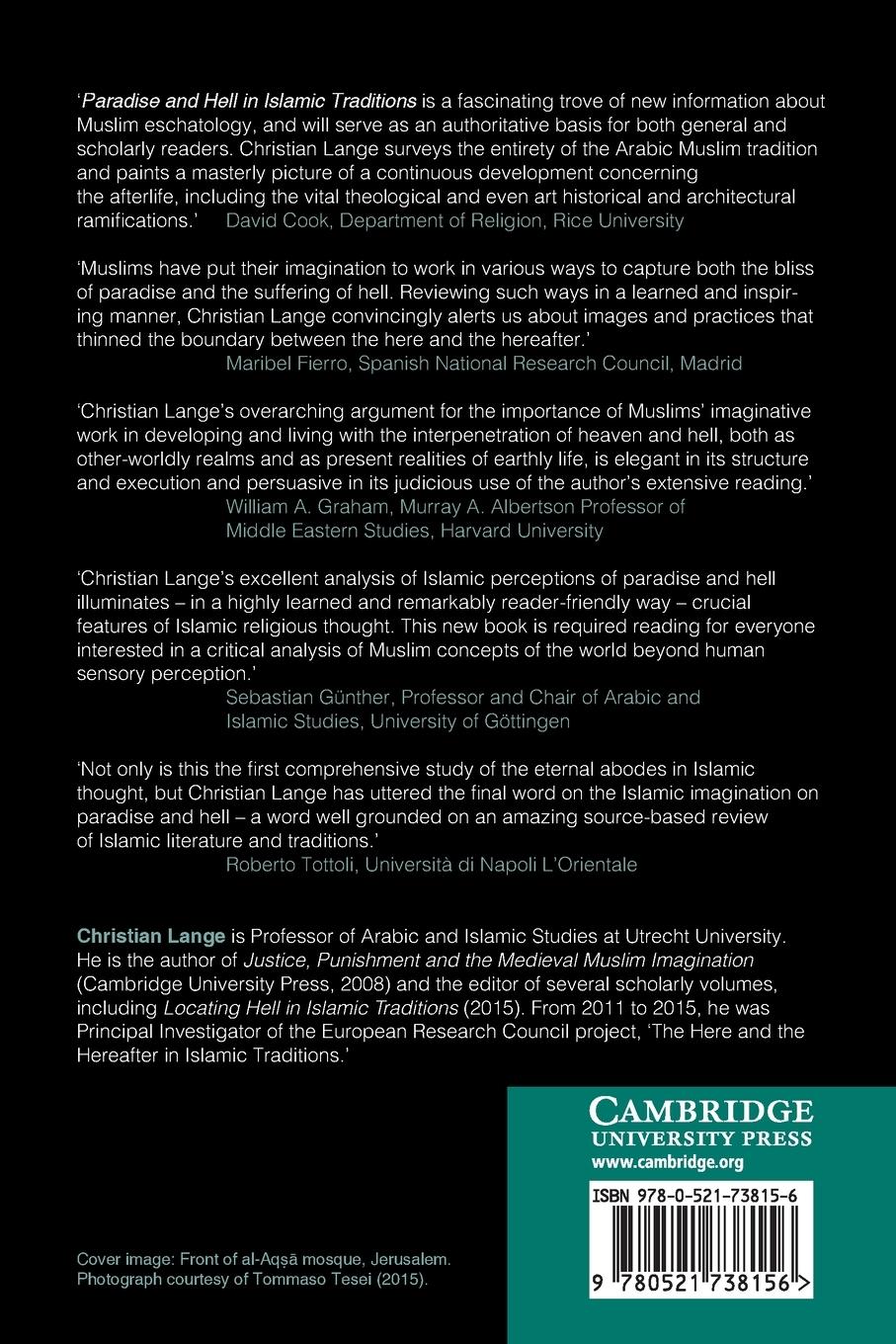 Rückseitencover Paradise and Hell in Islamic Traditions
