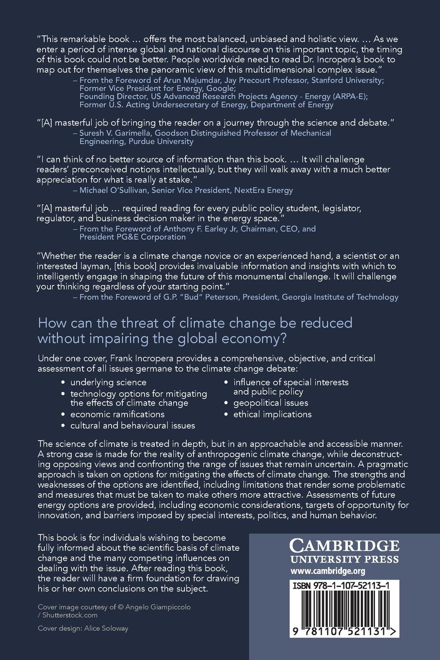 Rückseitencover Climate Change