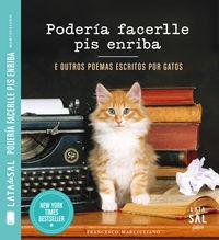Vorderes Coverbild Podería facerlle pis enriba e outros poemas escritos por gatos