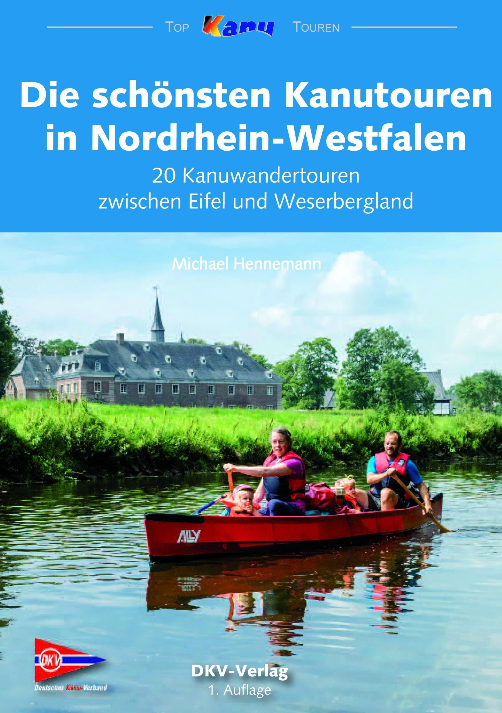 Vorderes Coverbild DKV Kanutouren Nordrhein-Westfalen