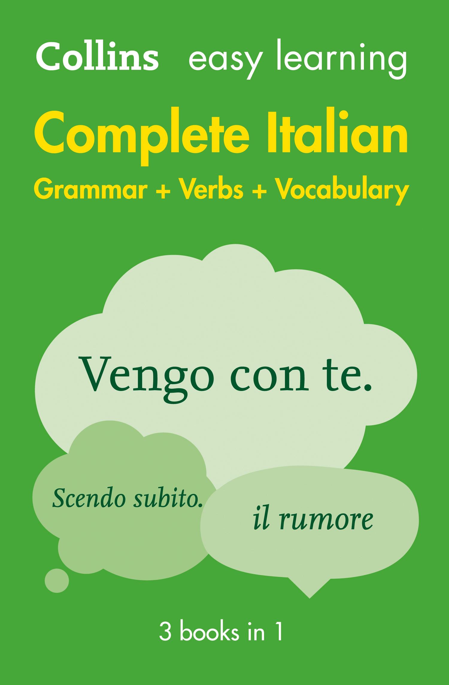 Vorderes Coverbild Complete Italian Grammar Verbs Vocabulary
