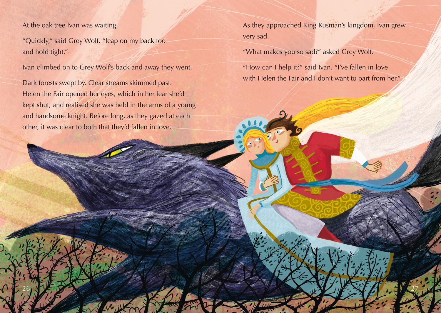 Beispielinhalt (Bild) The Firebird: A Russian Folk Tale