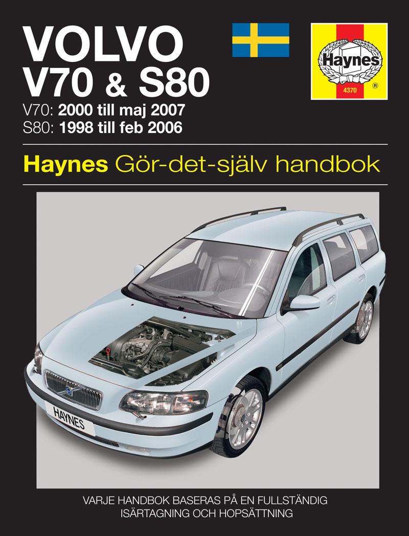 Vorderes Coverbild Volvo V70 and S80 (1998 - 2007) Haynes Repair Manual (svenske utgava)