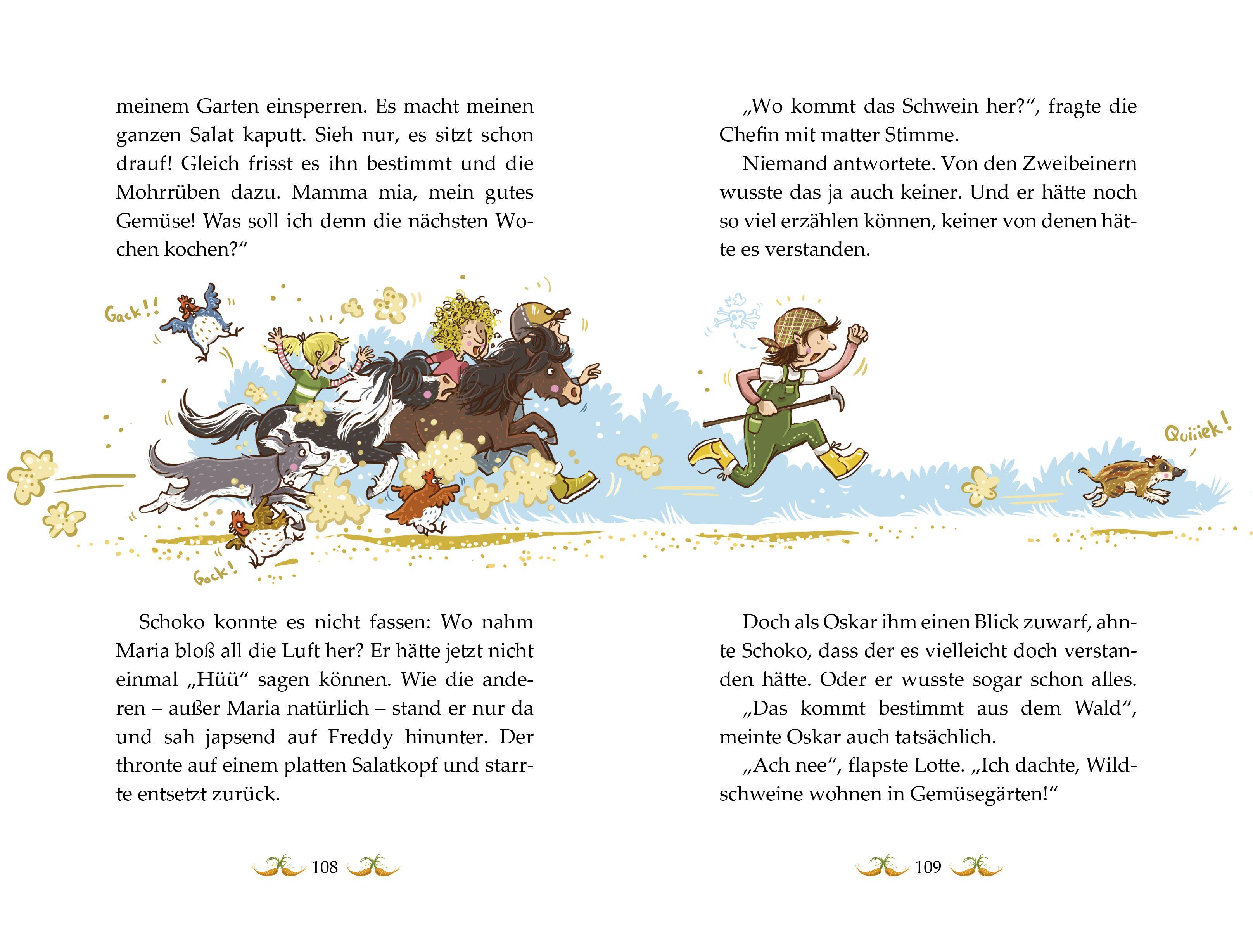 Beispielinhalt (Bild) Die Haferhorde 03 - Immer den Nüstern nach!