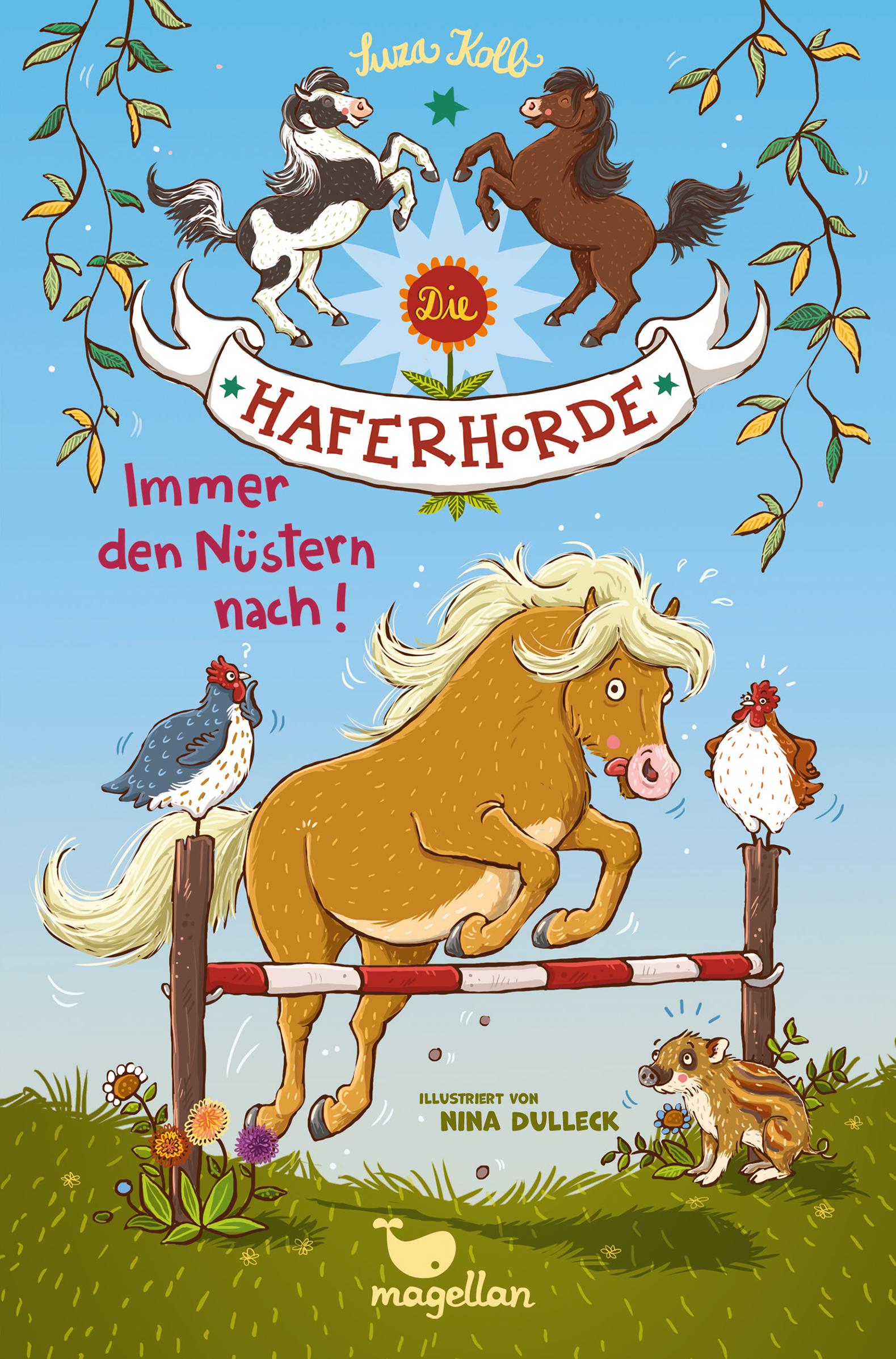 Vorderes Coverbild Die Haferhorde 03 - Immer den Nüstern nach!
