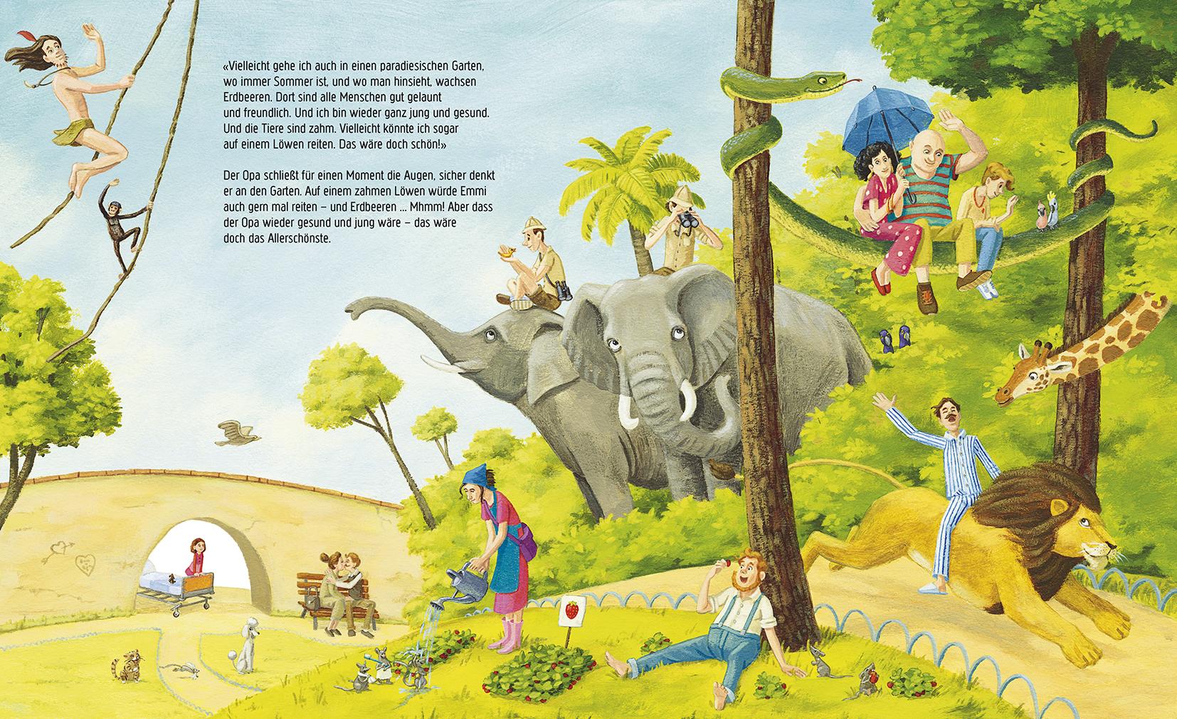 Beispielinhalt (Bild) Wo gehst du hin, Opa?