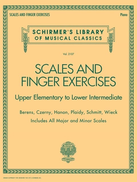 Vorderes Coverbild Scales and Finger Exercises