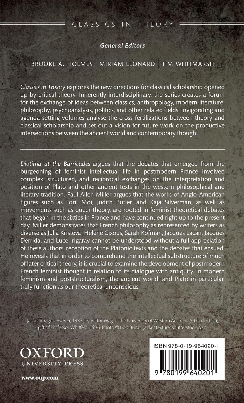 Rückseitencover DIOTIMA AT THE BARRICADES CLTH C