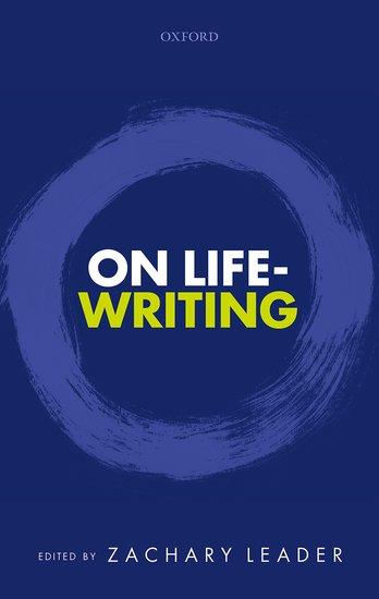 Vorderes Coverbild On Life-Writing