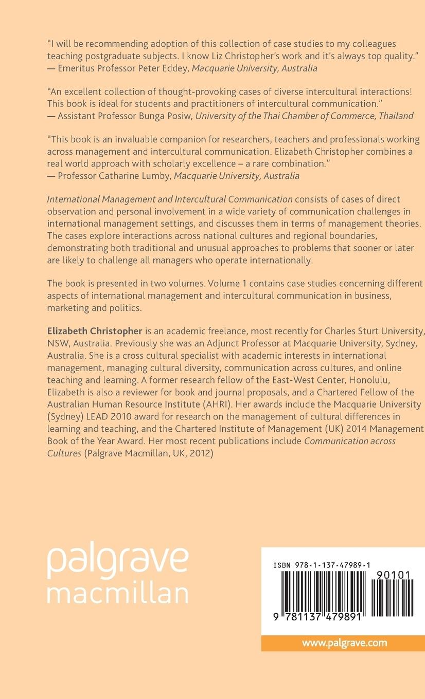 Rückseitencover International Management and Intercultural Communication