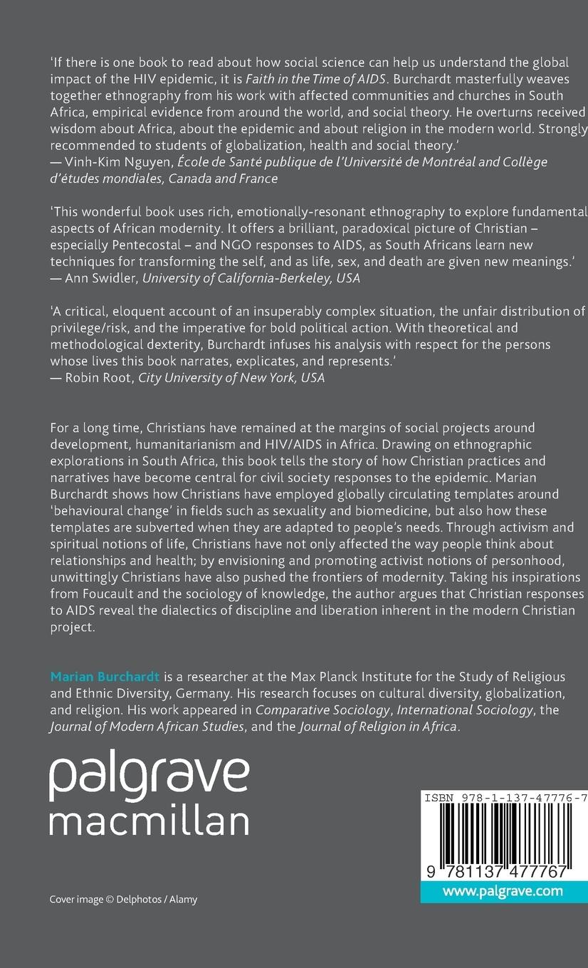 Rückseitencover Faith in the Time of AIDS