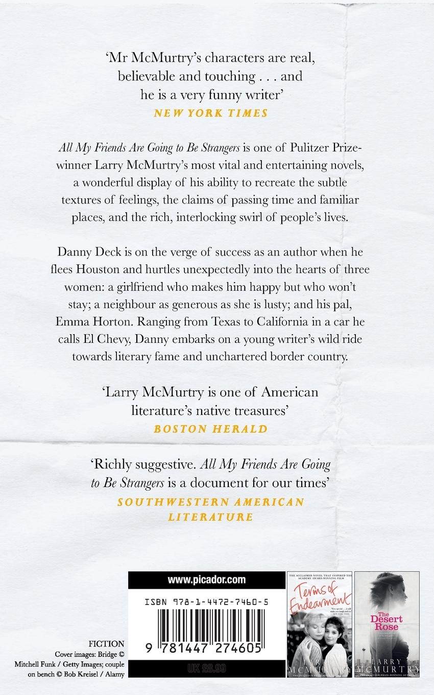 Rückseitencover All My Friends Are Going to Be Strangers