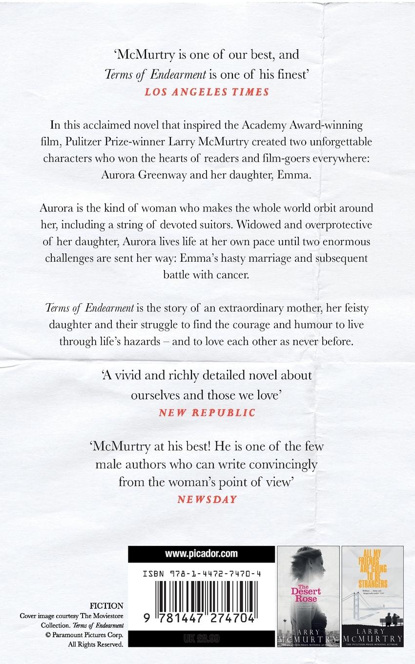 Rückseitencover Terms of Endearment