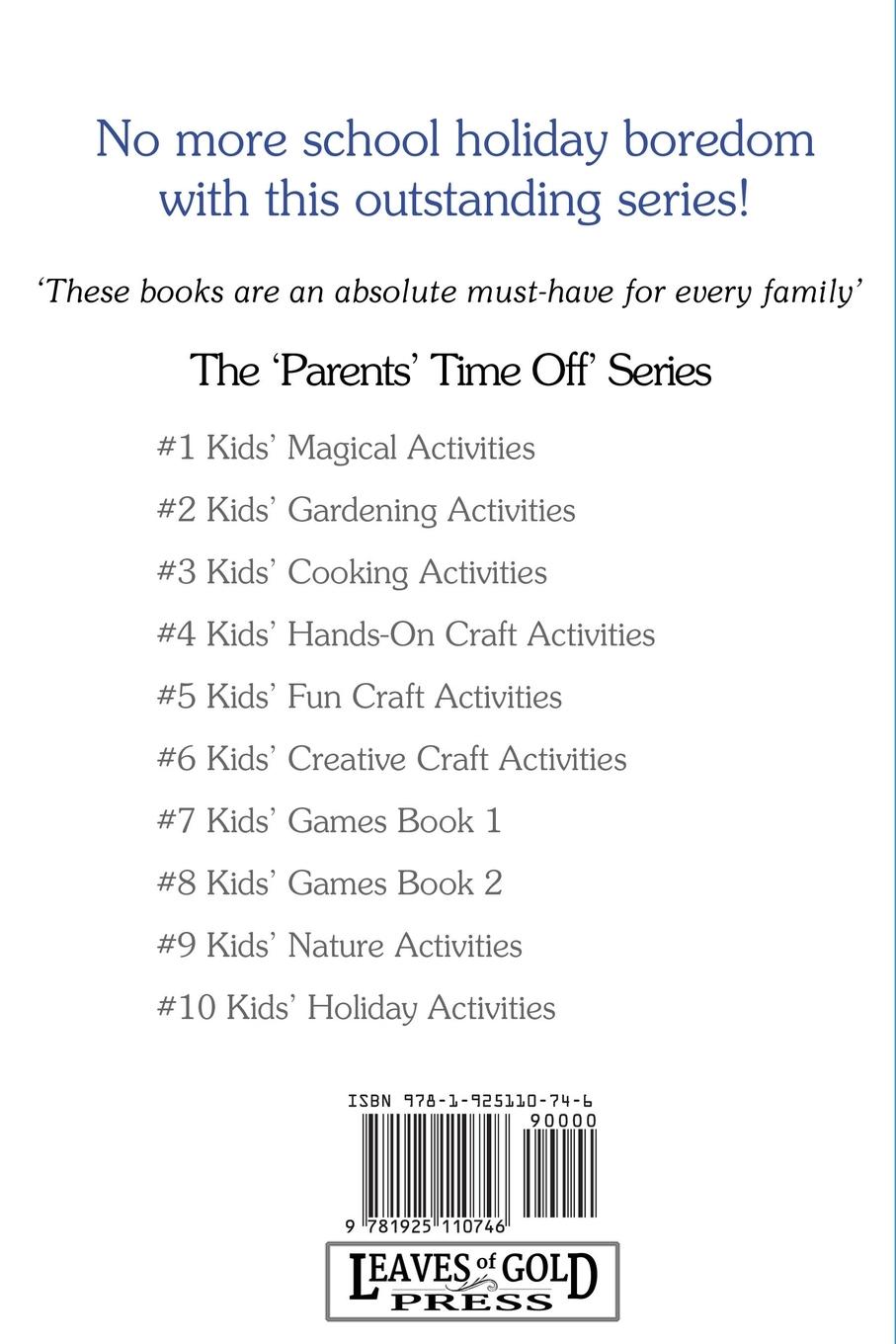 Rückseitencover Kids' Games Book 1