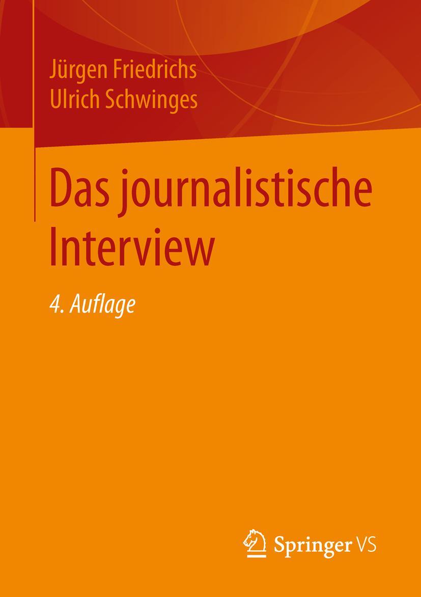 Vorderes Coverbild Das journalistische Interview