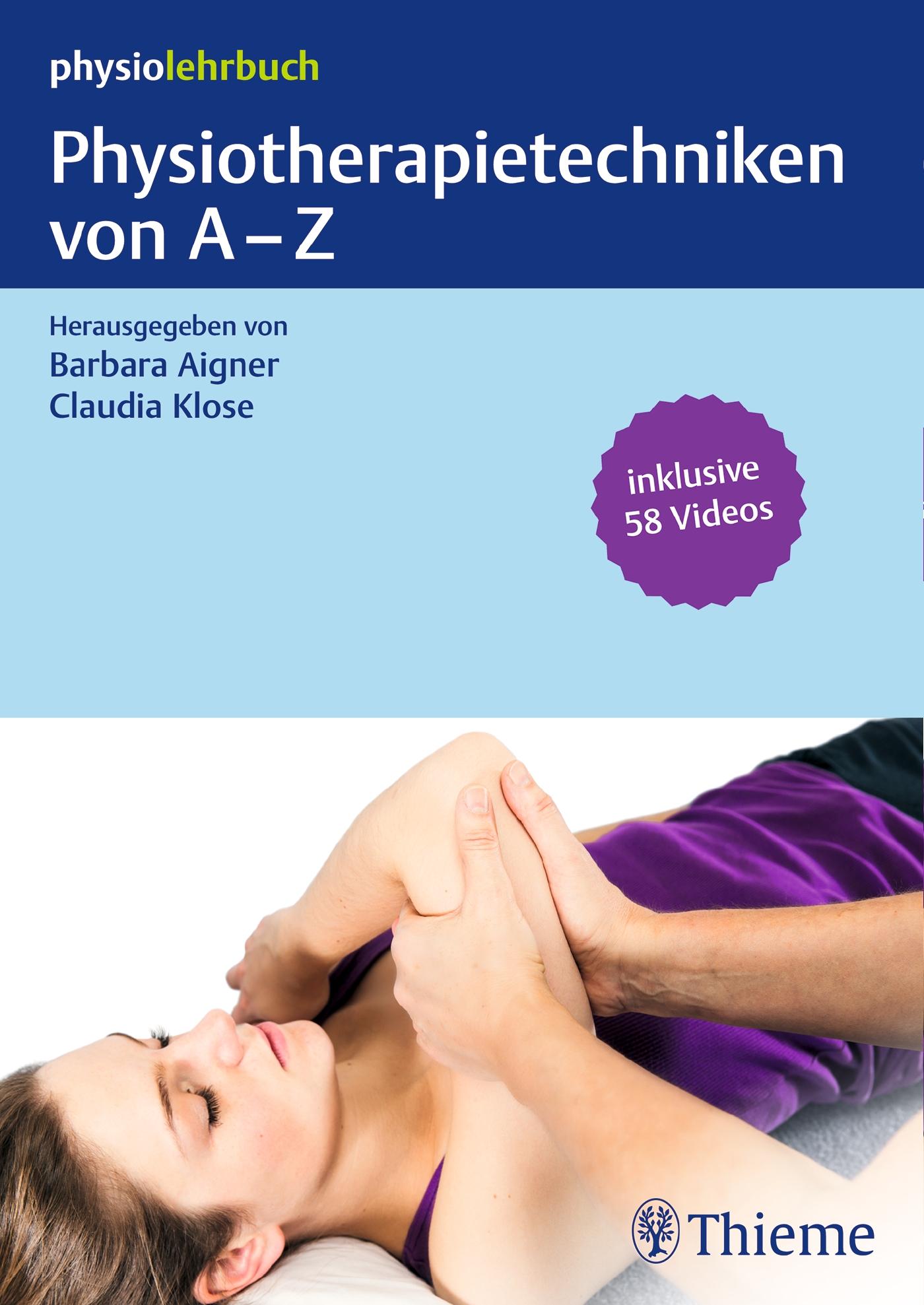 Vorderes Coverbild Physiotherapietechniken von A-Z