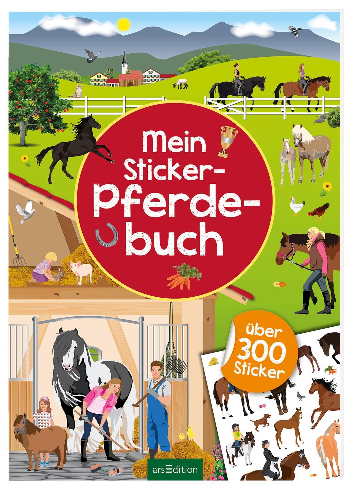 Vorderes Coverbild Mein Sticker-Pferdebuch