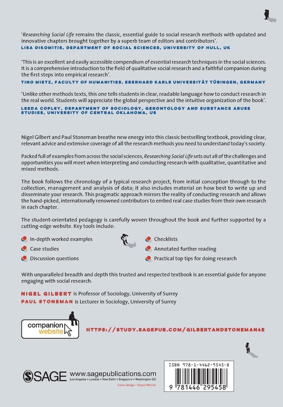 Rückseitencover Researching Social Life