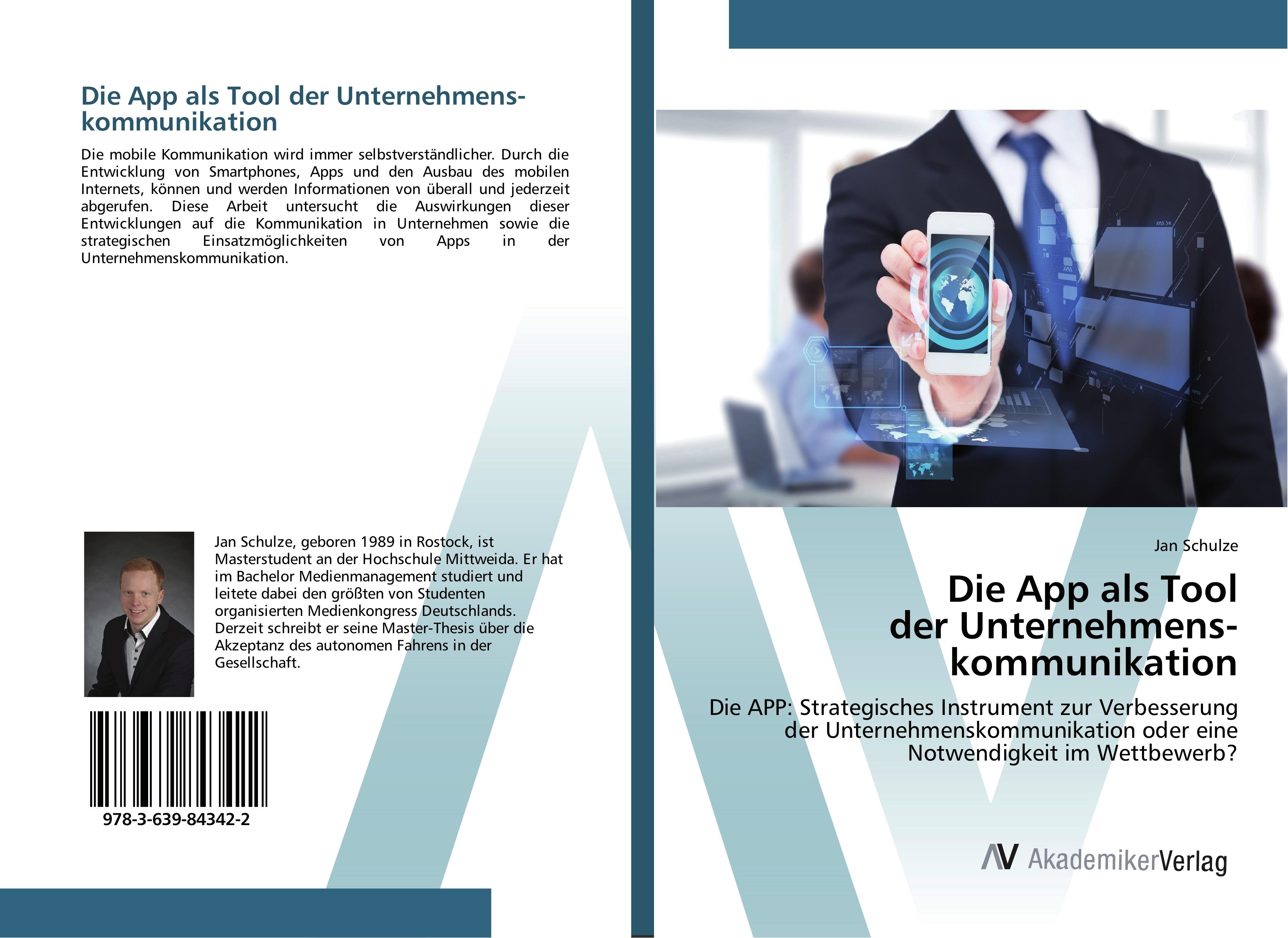 Vorderes Coverbild Die App als Tool der Unternehmens­kommunikation