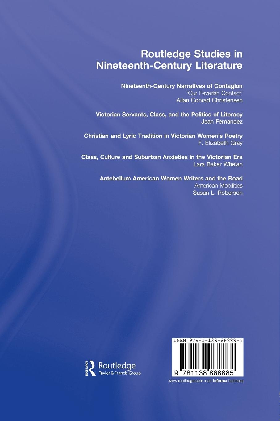 Rückseitencover Antebellum American Women Writers and the Road