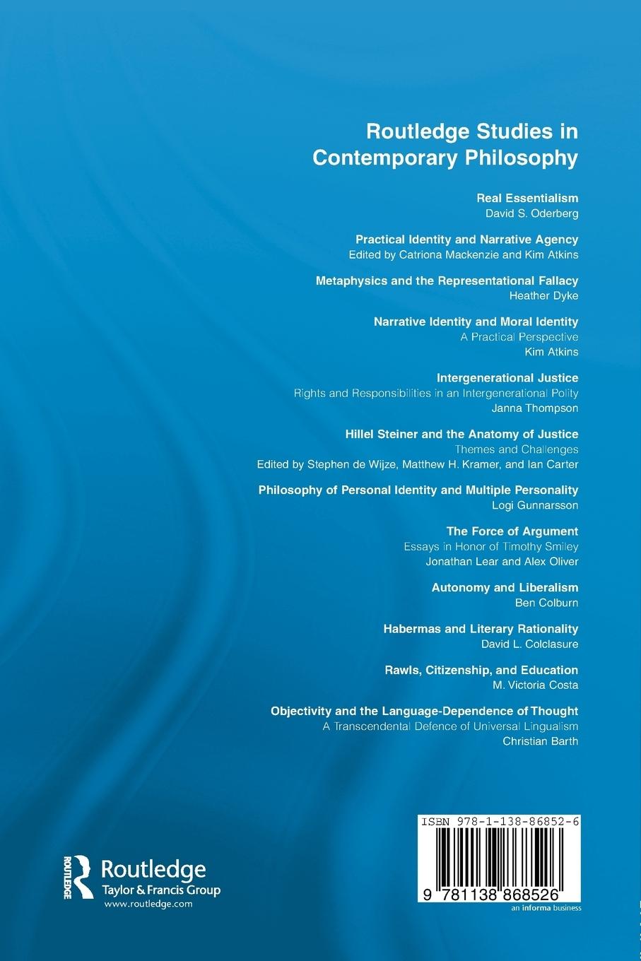 Rückseitencover Objectivity and the Language-Dependence of Thought