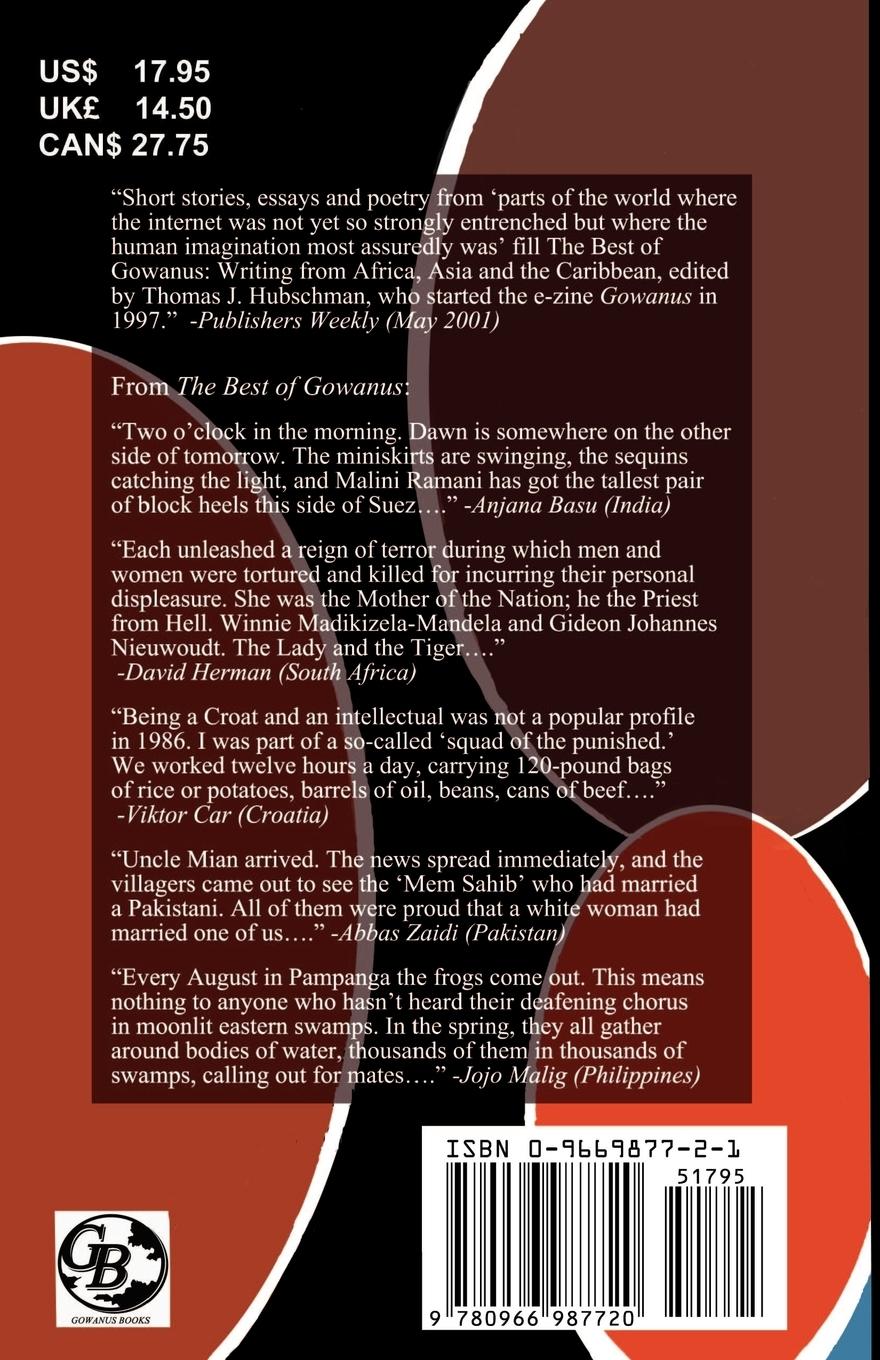 Rückseitencover The Best of Gowanus: New Writing from Africa, Asia and the Caribbean