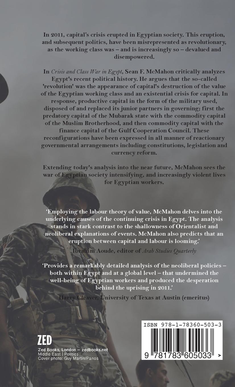 Rückseitencover Crisis and Class War in Egypt