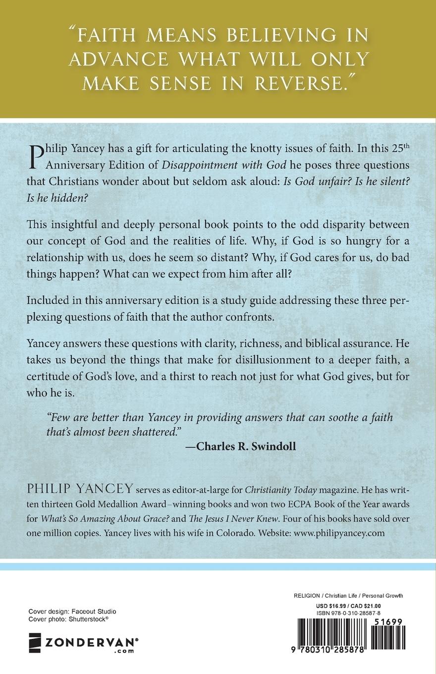 Rückseitencover The Disappointment with God